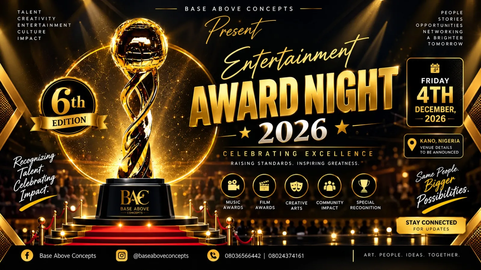 Entertainment Awards Night 2026 Edition